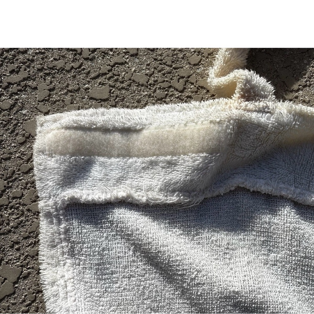 Aegean Apparel Bath Wrap French Terry Butterfly Embroidered Towel Robe 90s - Picture 10 of 11